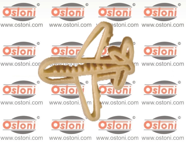 Arcobaleno AEX18 Jemma - TRAFILA FORMATO  Aereo  Larghezza mm. 25 con inserti in bronzo e teflon