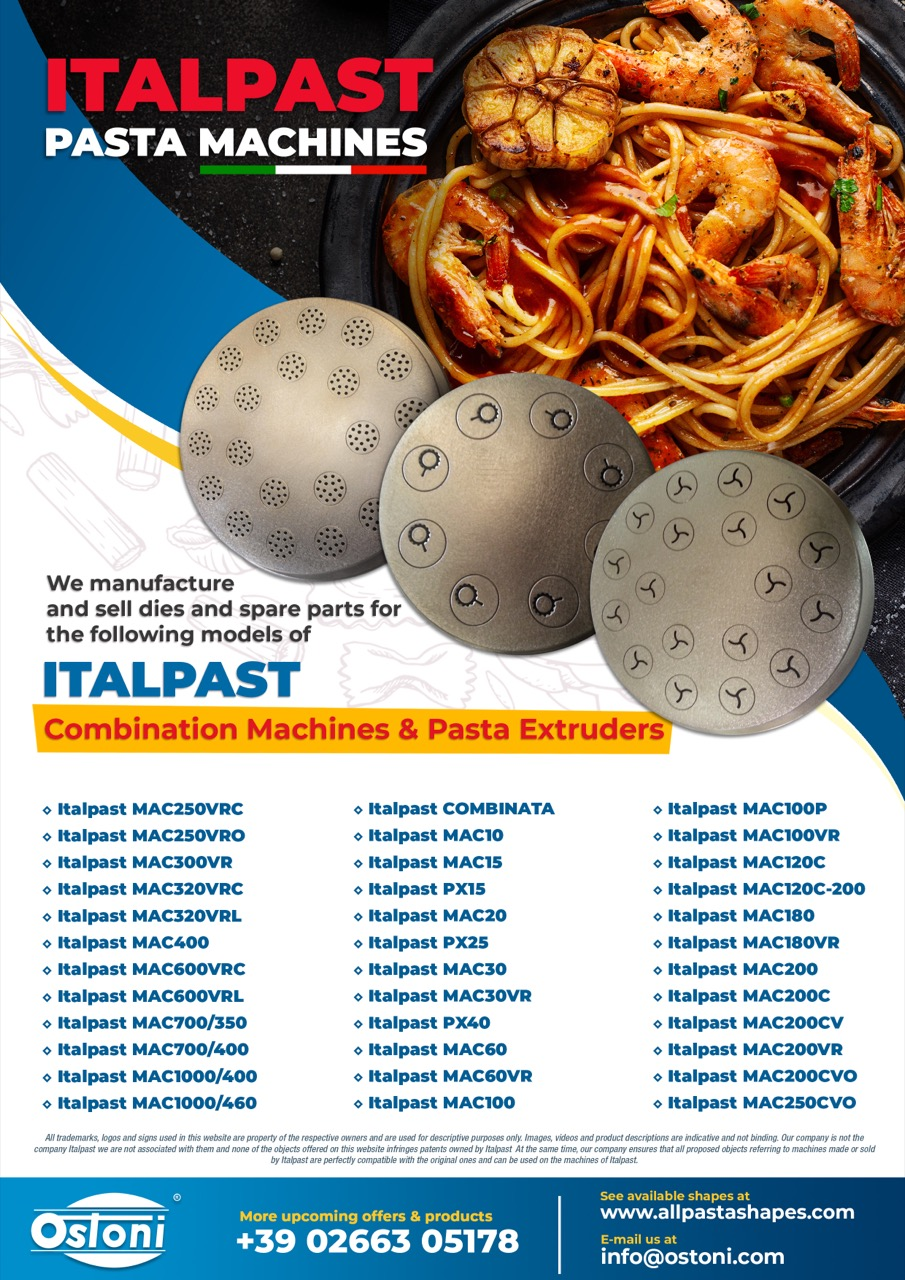 Italpast MAC30 - TRAFILA FORMATO Maccherone liscio Diametro mm. 21 CON INSERTI IN Bronzo e Teflon - immagine 3