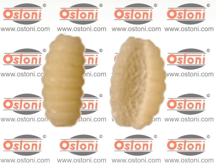 La Parmigiana D45 - TRAFILA FORMATO Gnocco sardo Larghezza mm. 10 CON INSERTI IN Bronzo