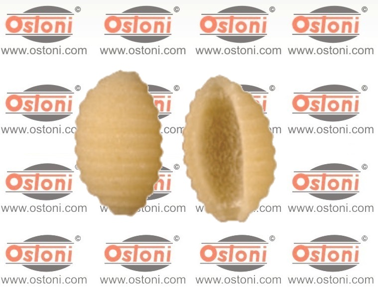 La Parmigiana D45 - TRAFILA FORMATO Gnocco sardo Larghezza mm. 20 CON INSERTI IN Bronzo